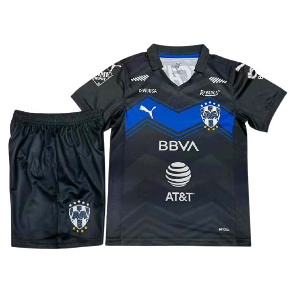 Camiseta Monterrey 3ª Kit Niño 2020 2021 Azul